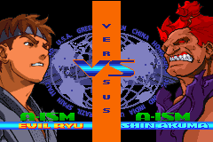 Street Fighter Alpha 3 (Game Boy Advance) screenshot: VS screen. Who is the next?