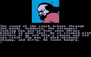 Treasure Island (Atari ST) screenshot: Ben Gunn.