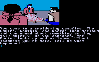 Treasure Island (Atari ST) screenshot: Camp.