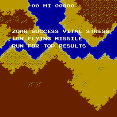 Zoar (Arcade) screenshot: Your mission