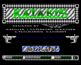 Katakis (Amiga) screenshot: Katakis title screen
