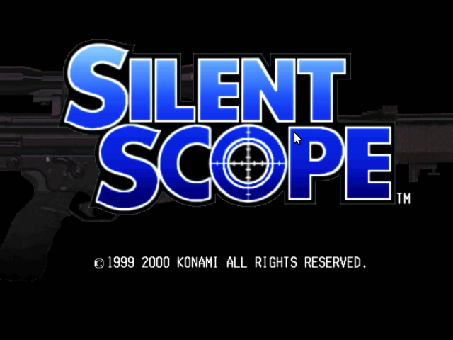 Silent Scope (Dreamcast) screenshot: Title screen