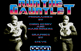 Run the Gauntlet (Atari ST) screenshot: Title screen
