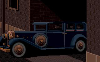 The King of Chicago (Amiga) screenshot: Let's go for a spin!