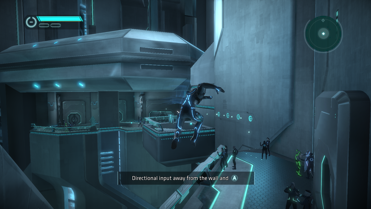 Tron: Evolution (Windows) screenshot: Is it pretending to be Assassin's Creed?