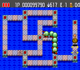 Splash Lake (TurboGrafx CD) screenshot: Another Boss