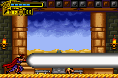 The Scorpion King: Sword of Osiris (Game Boy Advance) screenshot: And the second attack form is a... "Kame Hame Ha"?!?... ;-(