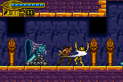 The Scorpion King: Sword of Osiris (Game Boy Advance) screenshot: Test your accuracy with mummy slicing!