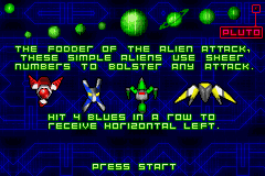 Space Invaders (Game Boy Advance) screenshot: Starring... the invaders!