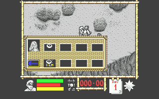 Where Time Stood Still (Atari ST) screenshot: Object manipulation