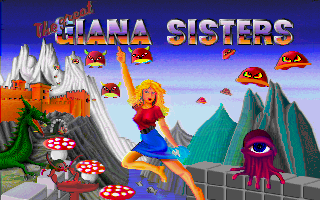 The Great Giana Sisters (Amiga) screenshot: Title screen