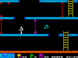 Blind Panic (ZX Spectrum) screenshot: Trapped