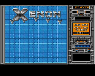Xenon (Amiga) screenshot: Title Screen