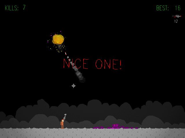 Insect Invade II (Windows) screenshot: There's no weapon like a rocket launcher