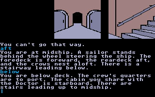 Treasure Island (Atari ST) screenshot: Below decks.