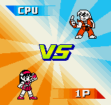 SNK vs. Capcom: The Match of the Millennium (Neo Geo Pocket Color) screenshot: VS Screen (only in Single Modes).