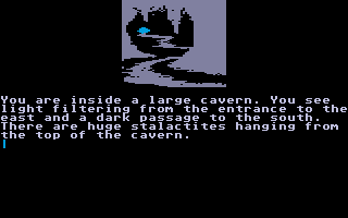 Treasure Island (Atari ST) screenshot: Cave.
