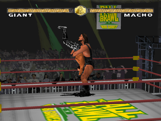 WCW Nitro (PlayStation) screenshot: Pile driver
