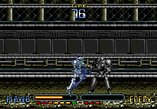 Heavy Nova (Genesis) screenshot: Getting a lock on