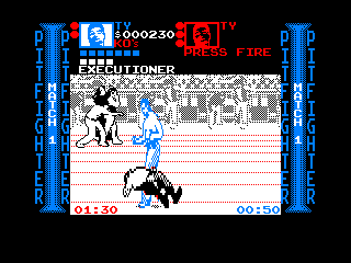 Pit-Fighter (Amstrad CPC) screenshot: An eye for an eye