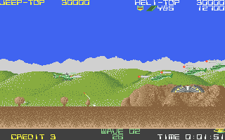 Silkworm (Atari ST) screenshot: Level 2
