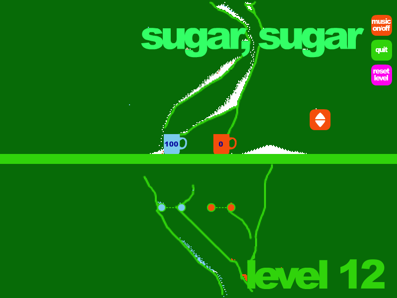 Sugar, Sugar (Browser) screenshot: The lines that need to be drawn can get quite complex.