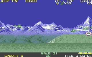 Silkworm (Atari ST) screenshot: Game start