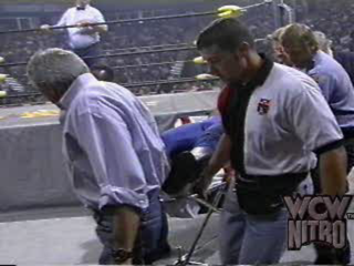 WCW Nitro (PlayStation) screenshot: Game over movie