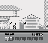 The Lawnmower Man (Game Boy) screenshot: Shooting enemies