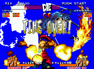 Screenshot of Samurai Shodown III Blades of Blood (Neo Geo, 1995