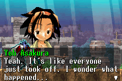 Shaman King: Master of Spirits 2 (Game Boy Advance) screenshot: Insert reference to House of the Dead here.