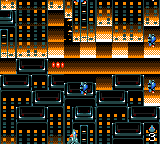 GG Aleste (Game Gear) screenshot: Round 4 takes place above a city