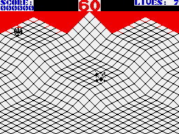 Gyroscope (ZX Spectrum) screenshot: Game start