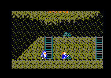 Ghosts 'N Goblins (Amstrad CPC) screenshot: Level 3