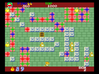Namco Museum Vol. 1 (PlayStation) screenshot: Toy Pop - Box 2