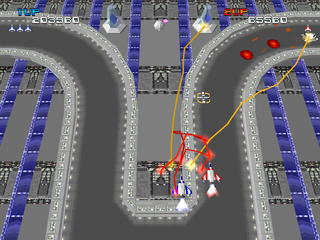 Xevious 3D/G+ (PlayStation) screenshot: Tanks