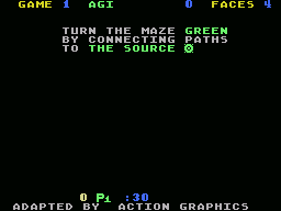 Zenji (MSX) screenshot: Game instructions
