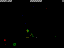 Star Warrior (ZX Spectrum) screenshot: Dead