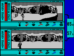 Spy vs. Spy III: Arctic Antics (ZX Spectrum) screenshot: Game start