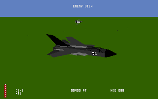 Strike Aces (Amiga) screenshot: The enemy fighter closing in