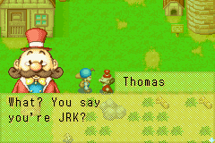 Harvest Moon: Friends of Mineral Town (Game Boy Advance) screenshot: Yap, that's me!