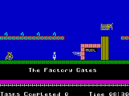Technician Ted (ZX Spectrum) screenshot: Game start