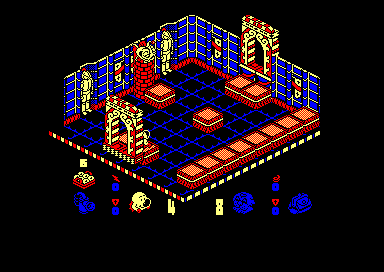 Screenshot of Head Over Heels (Amstrad CPC, 1987) - MobyGames