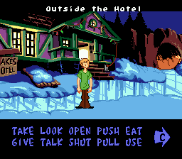Scooby-Doo Mystery (Genesis) screenshot: Its cold outside this time of year