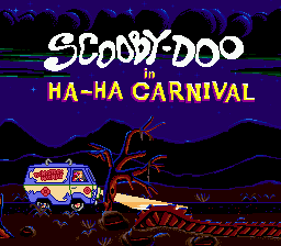 Scooby-Doo Mystery (Genesis) screenshot: The second mystery is at the spooky funfair