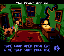 Scooby-Doo Mystery (Genesis) screenshot: The office is deserted