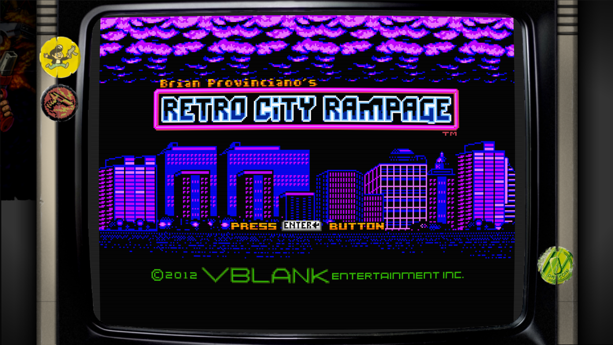 Retro City Rampage: DX (Windows) screenshot: Title screen