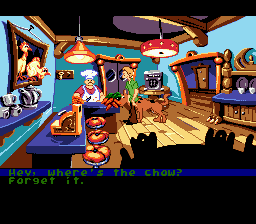 Scooby-Doo Mystery (Genesis) screenshot: Have a conversation