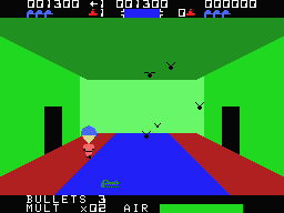 Sewer Sam (MSX) screenshot: The end of the sewer tunnel.