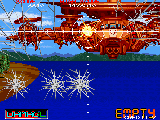 Battle Shark (Arcade) screenshot: Boss